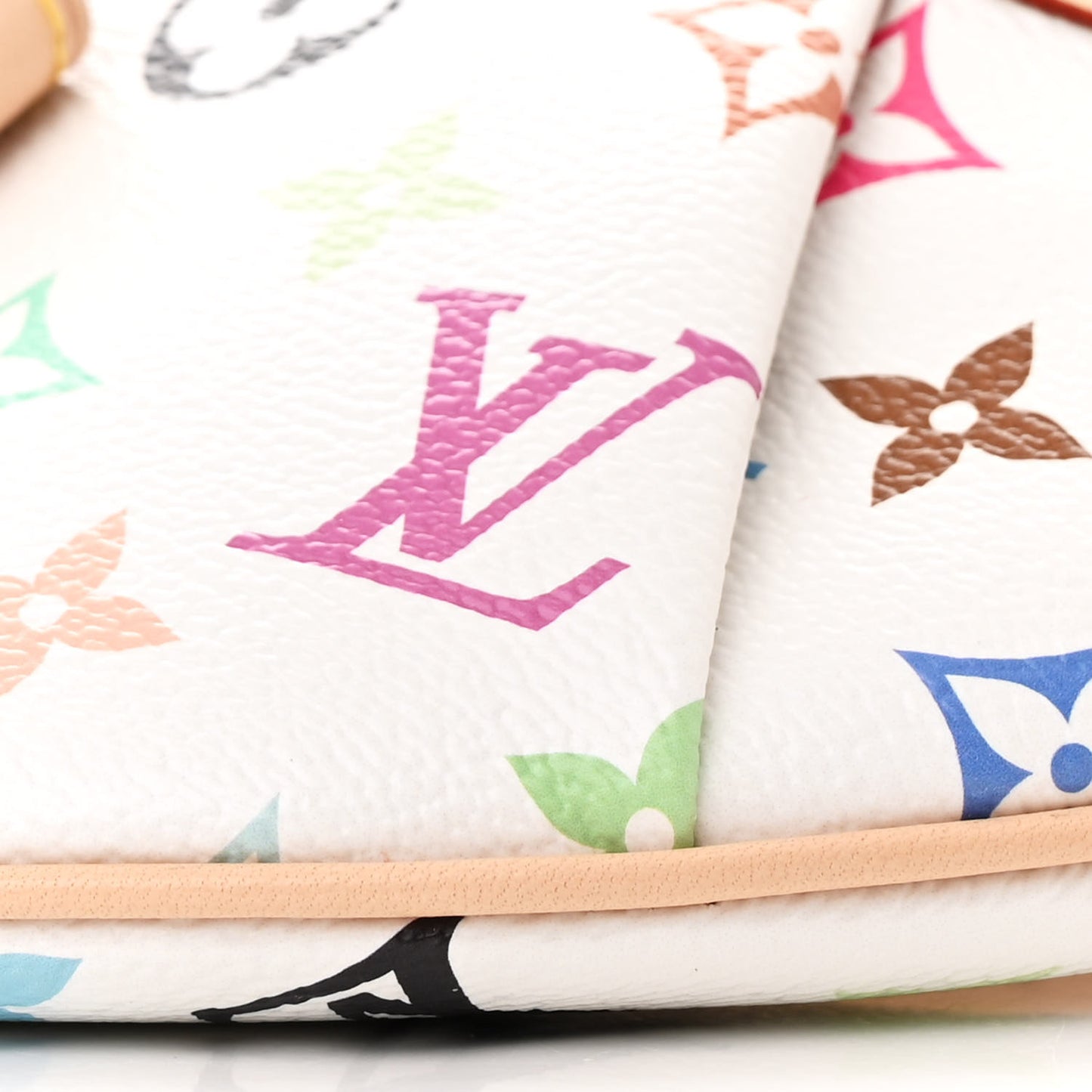 LV X TM Monogram Multicolor High Rise Bumbag White