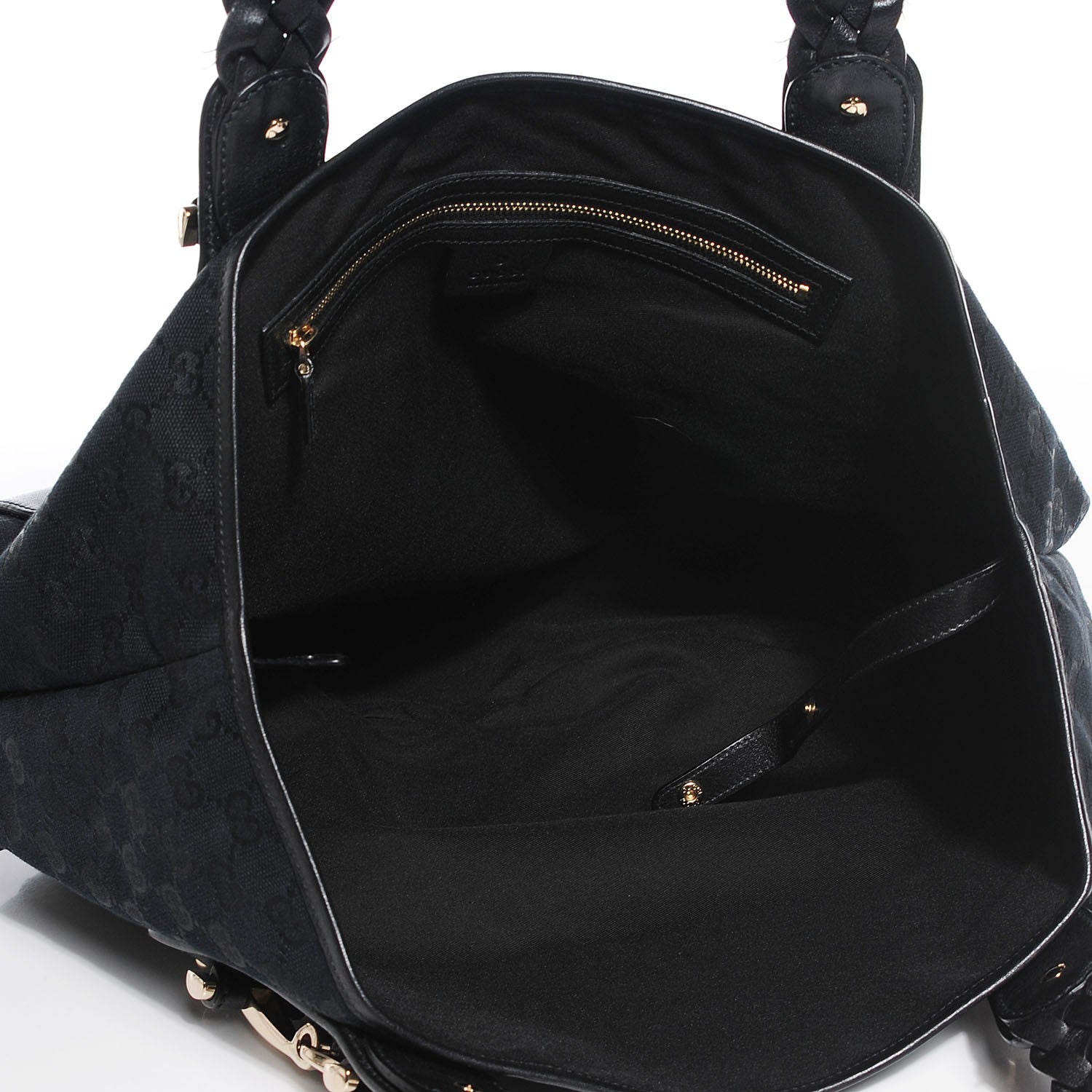 Gucci Monogram Medium Pelham Shoulder Bag Black 7 of 7