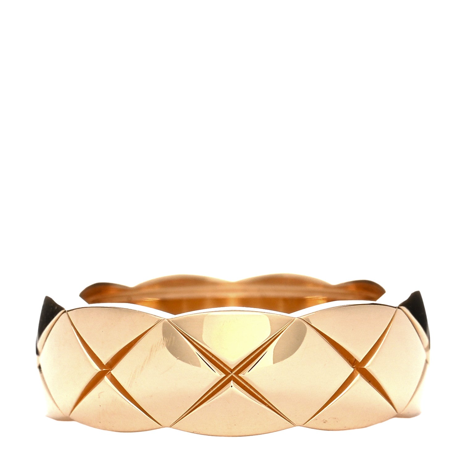 Chanel 18K Yellow Gold Small Coco Crush Ring 51 5.75 3 of 5