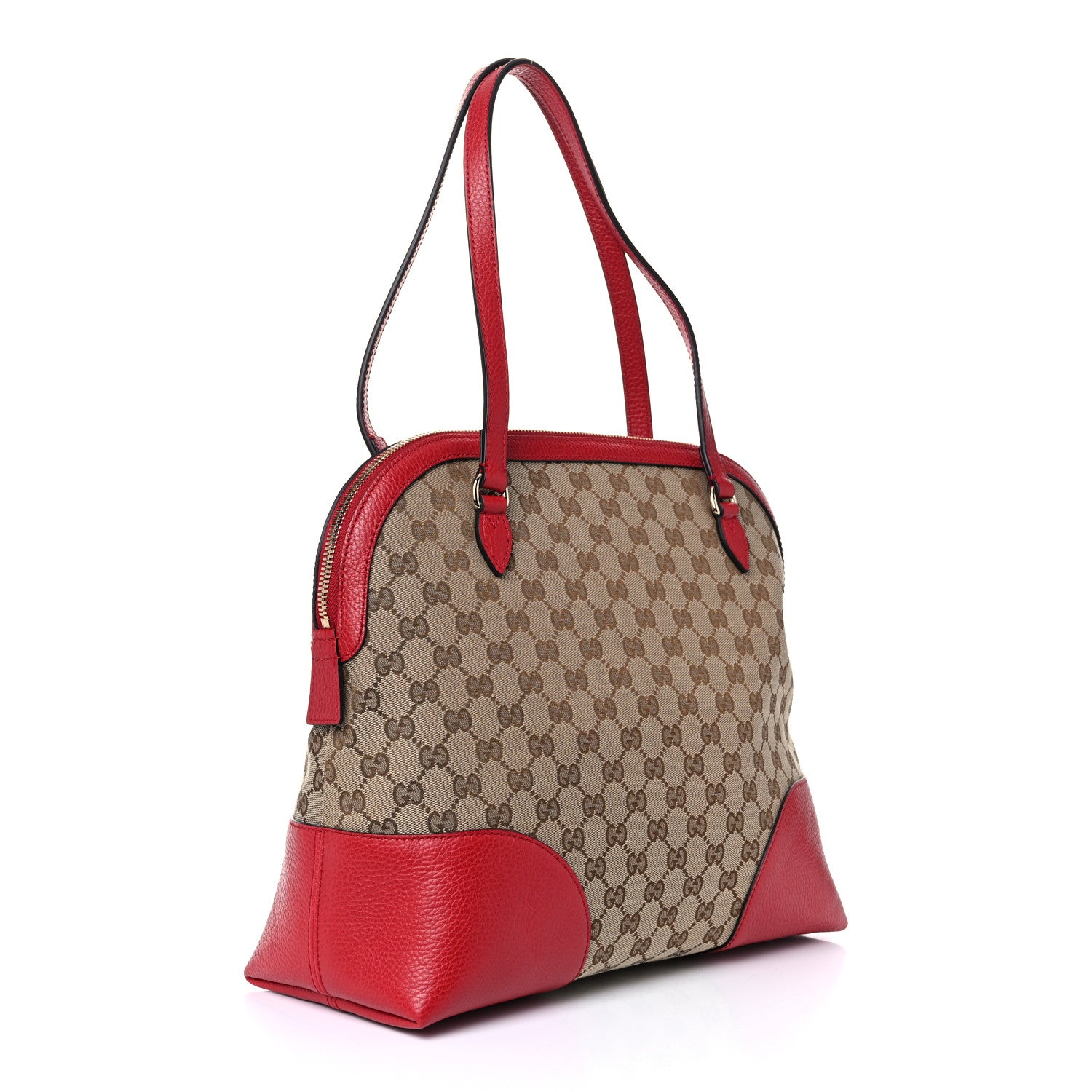 Gucci Monogram Medium Bree Shoulder Bag Red 3 of 14