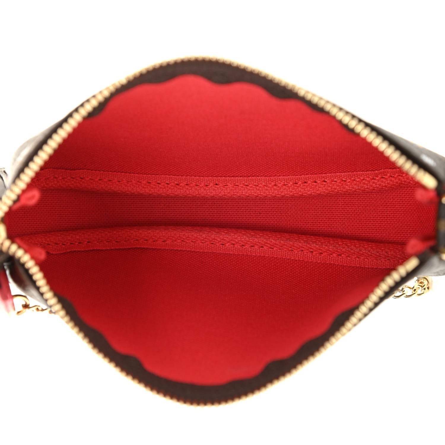 Louis Vuitton Monogram 2021 Christmas Animation London Mini Pochette Accessories Red 5 of 7