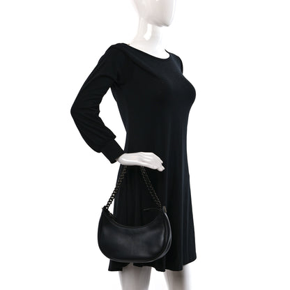 Celine Smooth Calfskin Chain Strap Ava Shoulder Bag Black 2 of 8