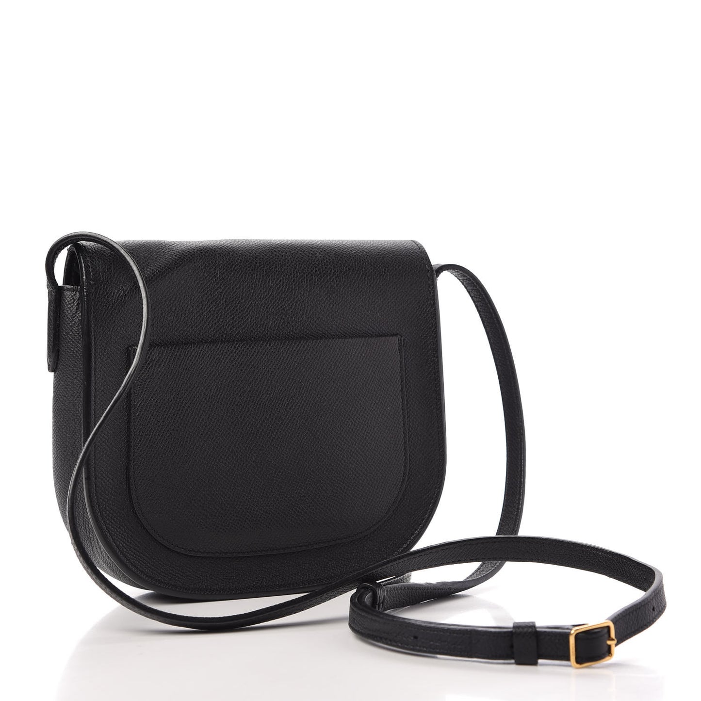 Baby Grained Calfskin Small Trotteur Black