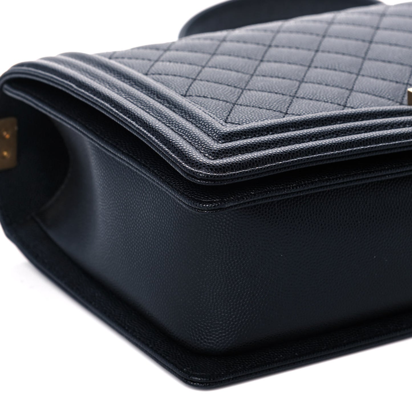 Caviar Quilted New Medium Boy Flap Black
