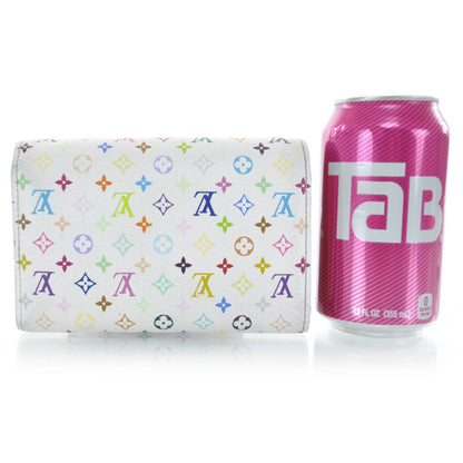 Louis Vuitton Monogram Multicolor Alexandra Wallet White 3 of 6