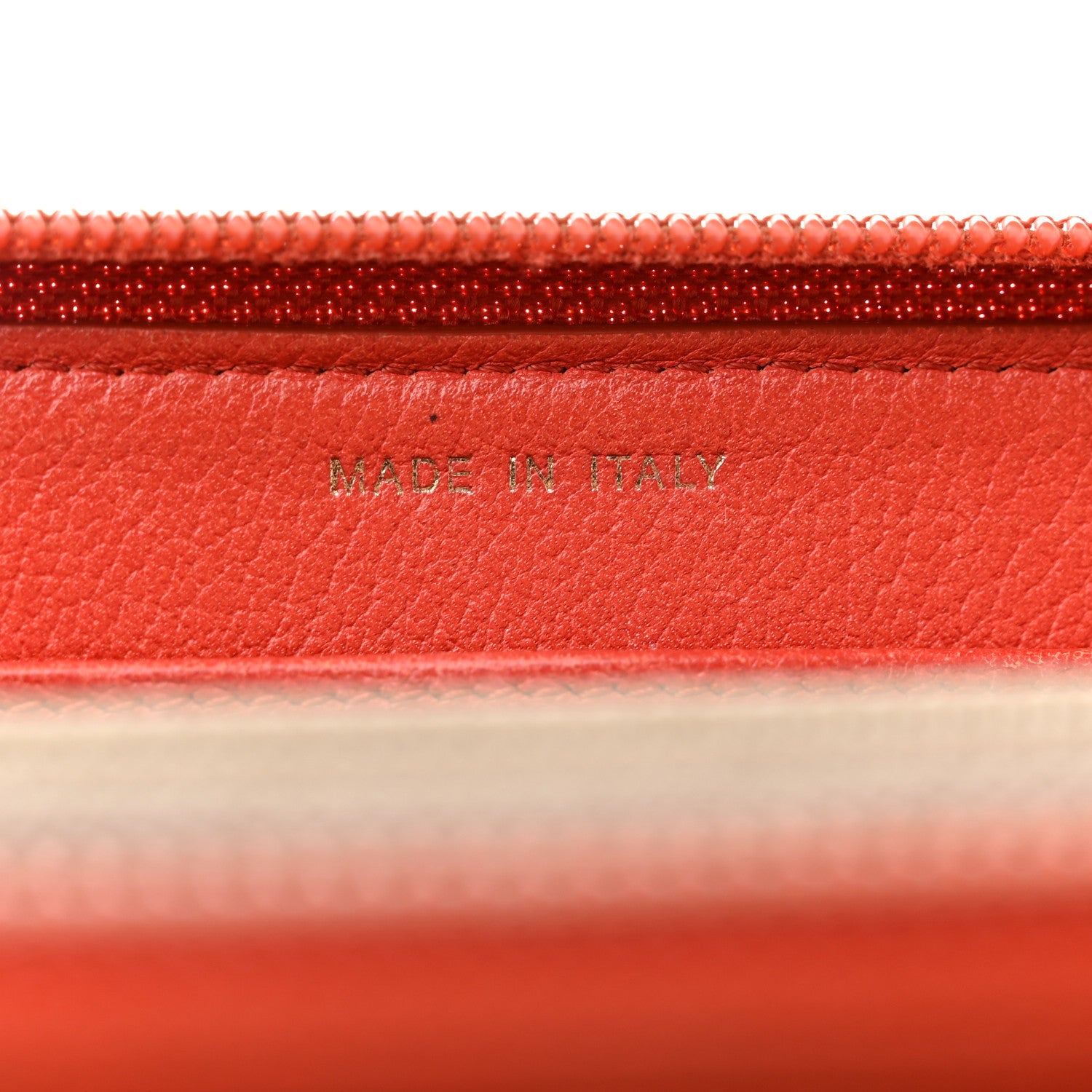 Chanel Calfskin Camelia Foil Zip Around Wallet Red 7 of 12
