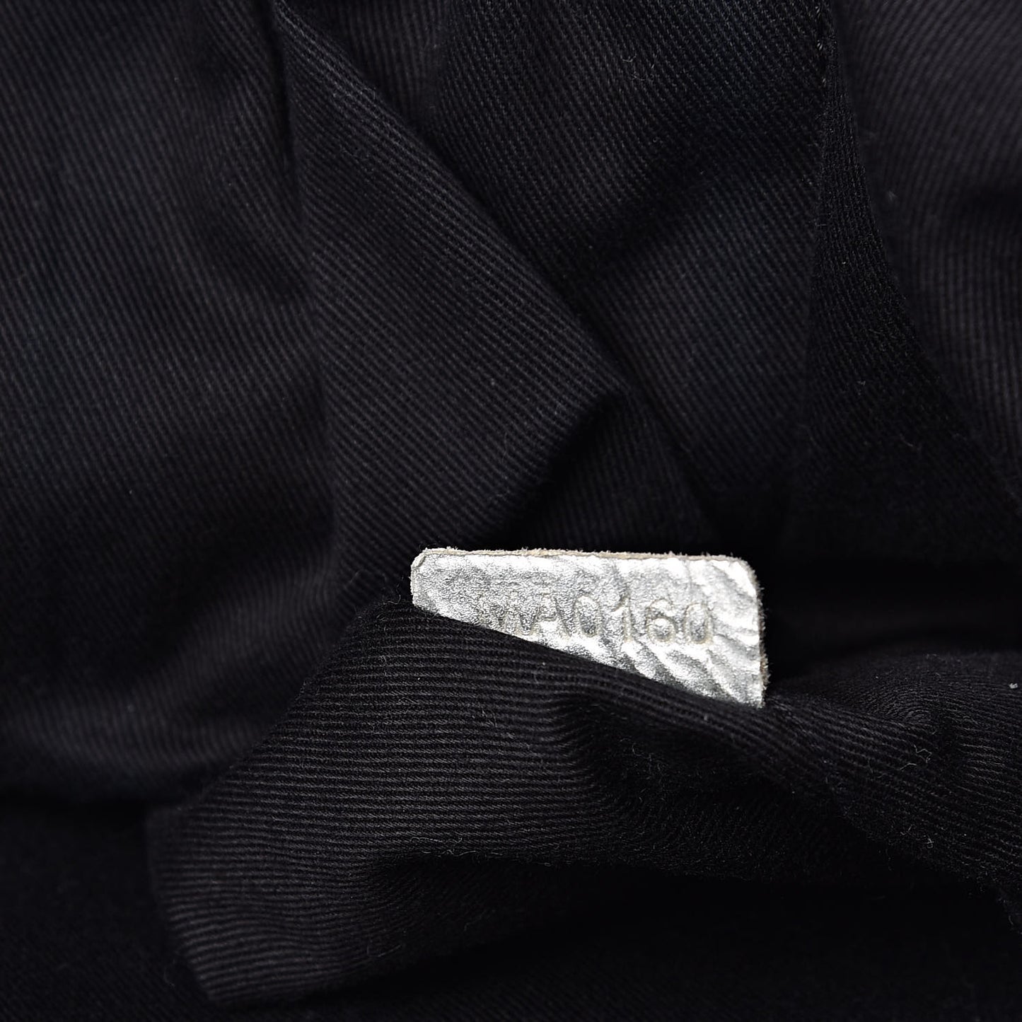 Crinkled Patent Large Nightingale Silver