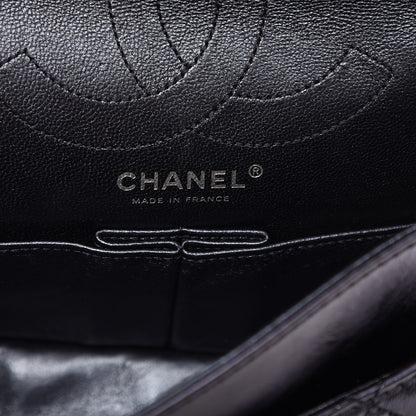 Chanel Metallic Aged Calfskin Quilted 2.55 Reissue 225 Flap Blue 7 of 8