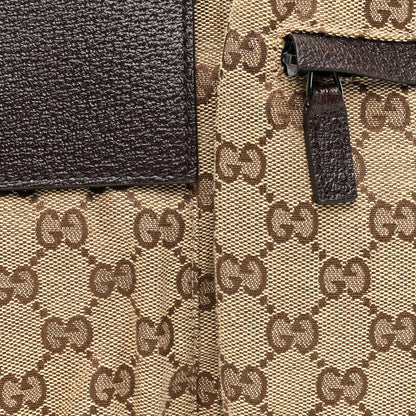 Gucci Monogram Web Belt Bag Dark Brown 8 of 10