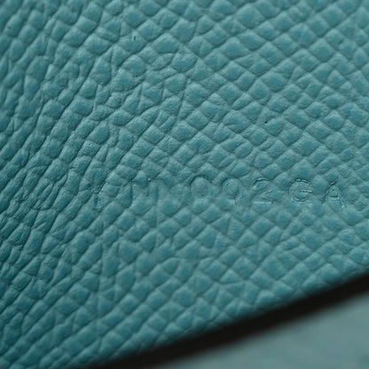 Hermes Epsom Bearn Compact Wallet Bleu Atoll 7 of 10