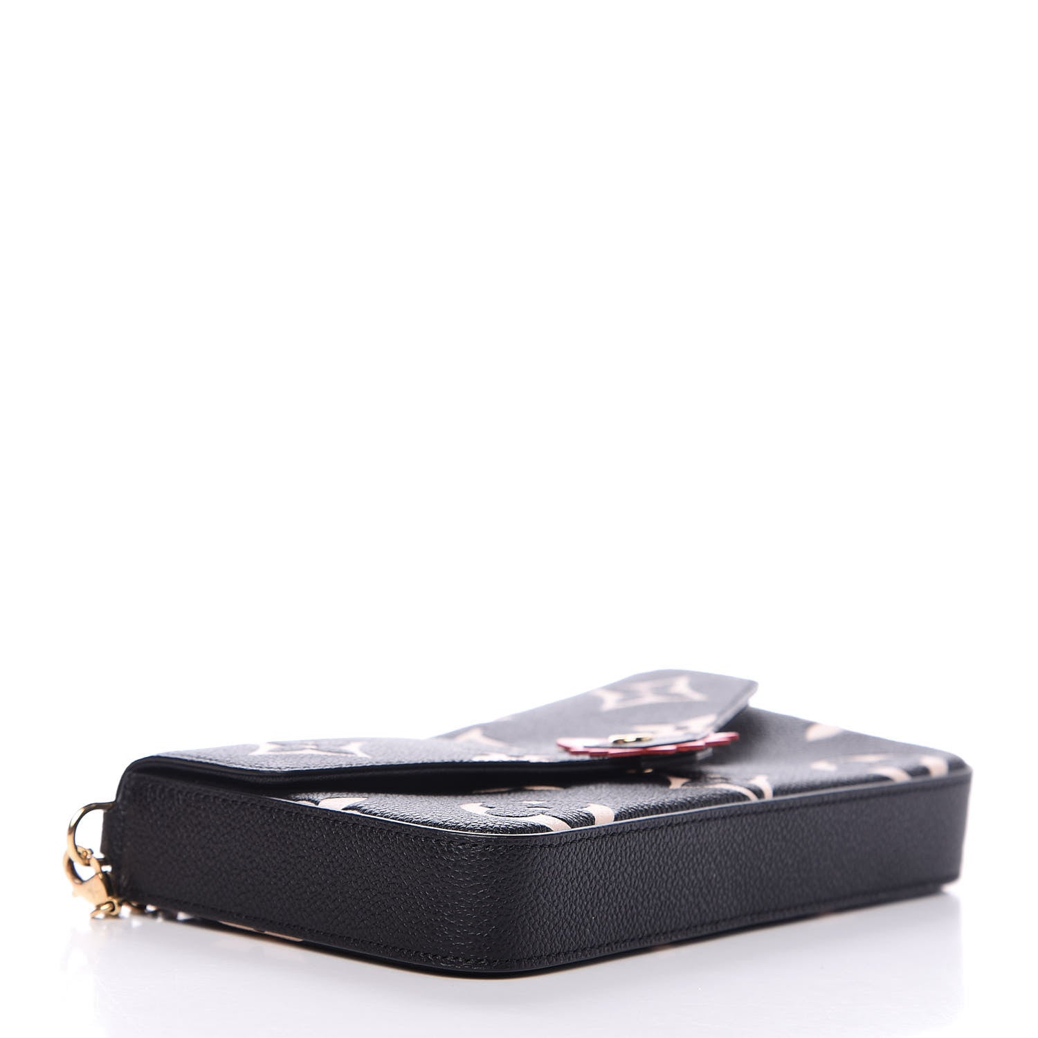 Louis Vuitton Empreinte Monogram Giant Crafty Pochette Felicie Black Creme 4 of 10