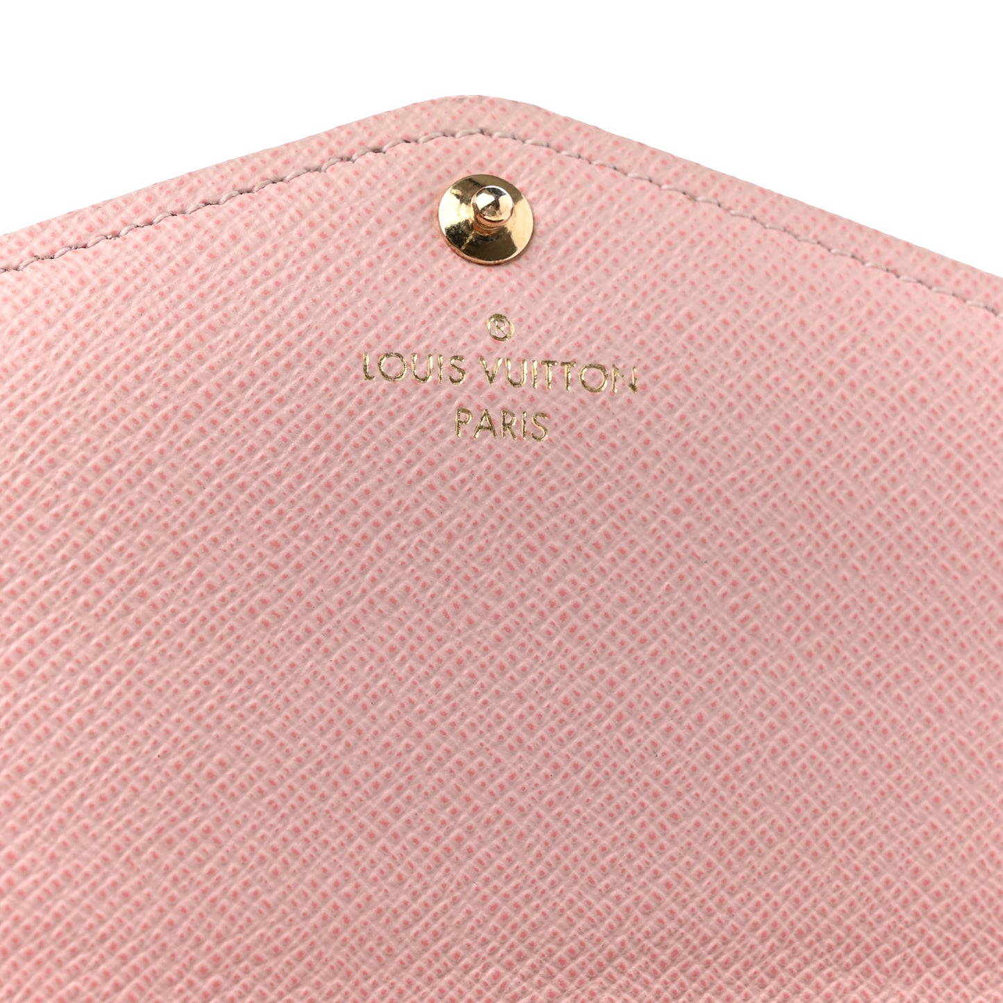 Damier Ebene Sarah Wallet NM Rose Ballerine
