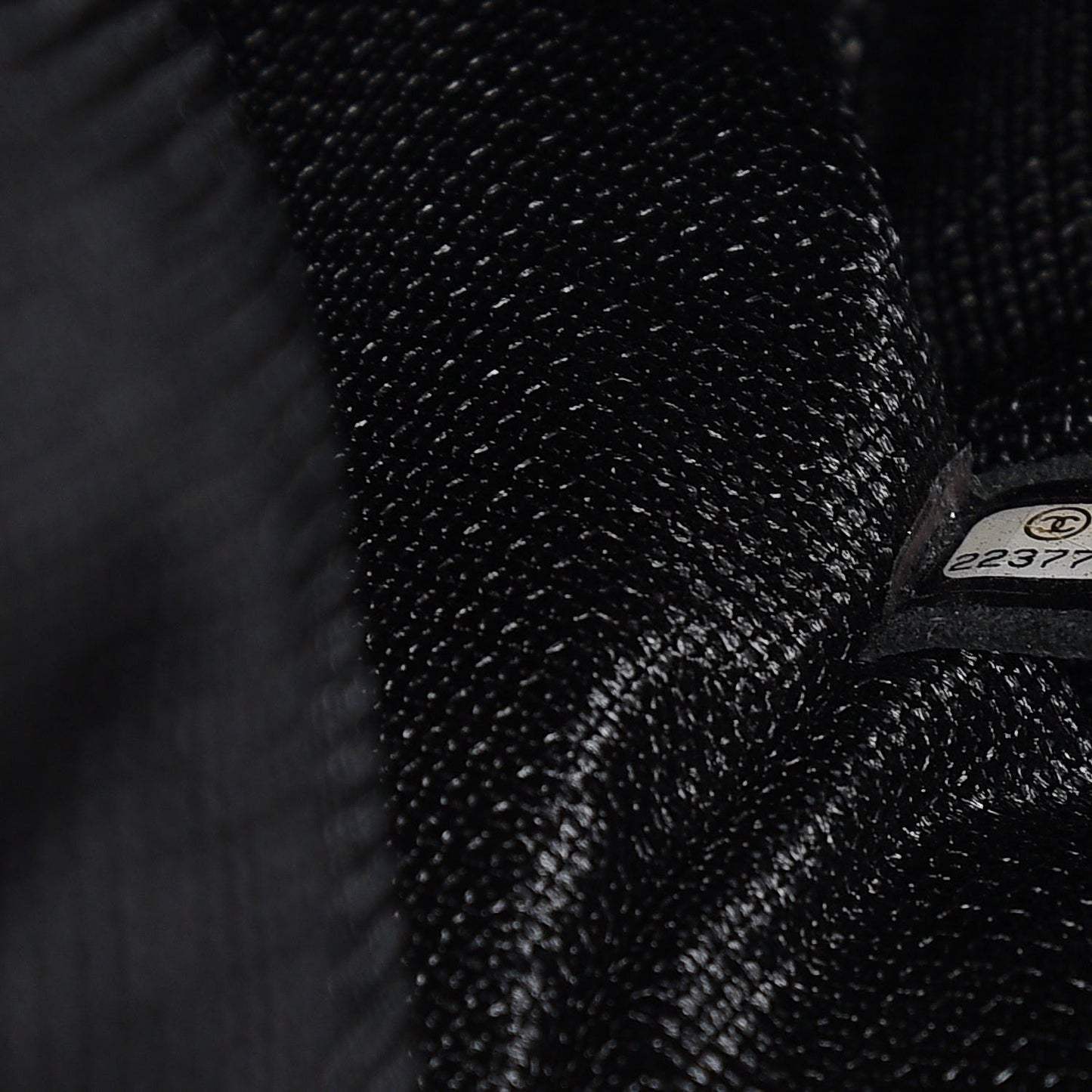Calfskin Quilted XXL Travel Flap Bag Black