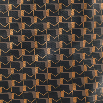 Moynat Grained Calfskin Canvas 1920 Oh! Tote Ruban GM Carbon Bronze 12 of 12