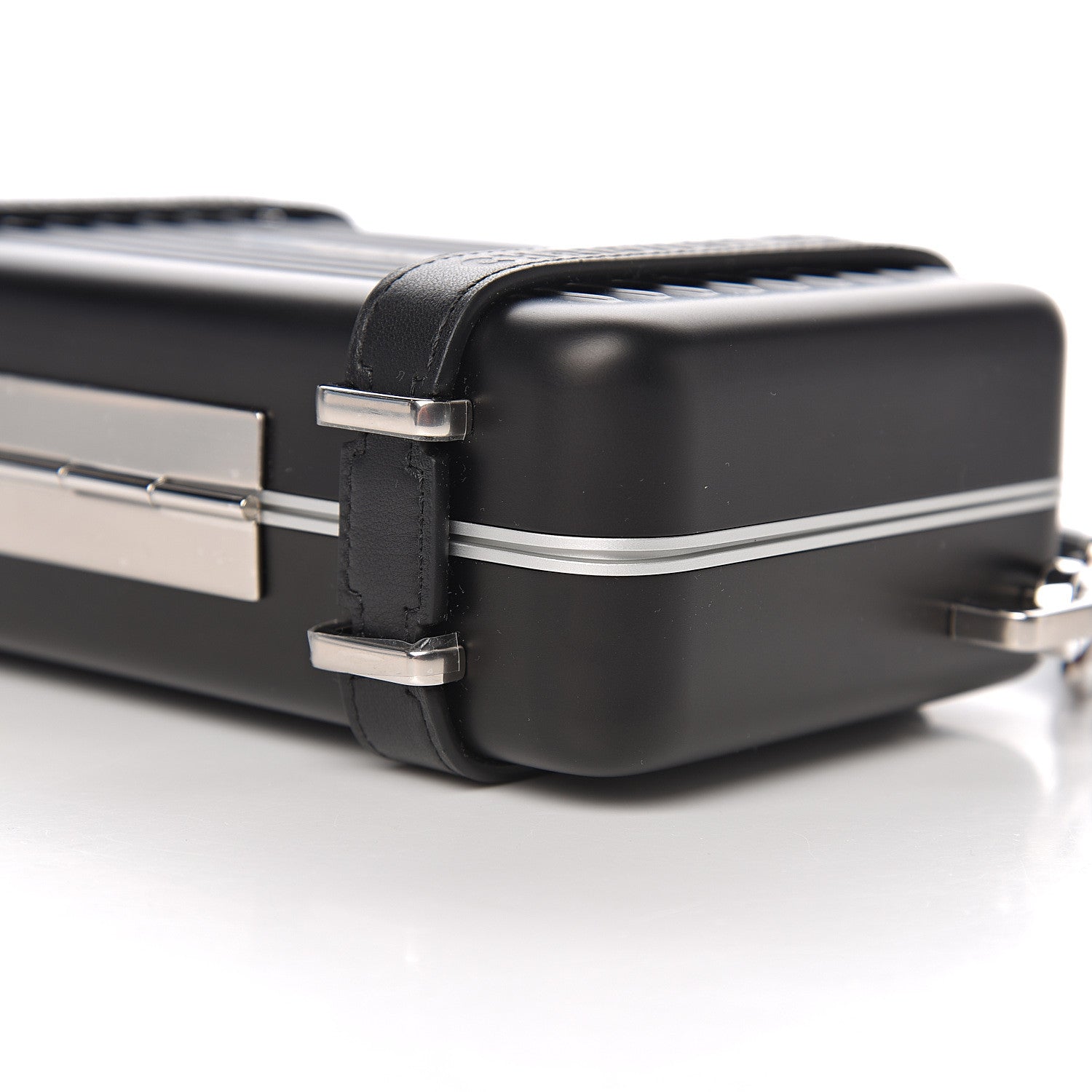 Christian Dior X RIMOWA Aluminum Personal Clutch On Strap Black 7 of 9