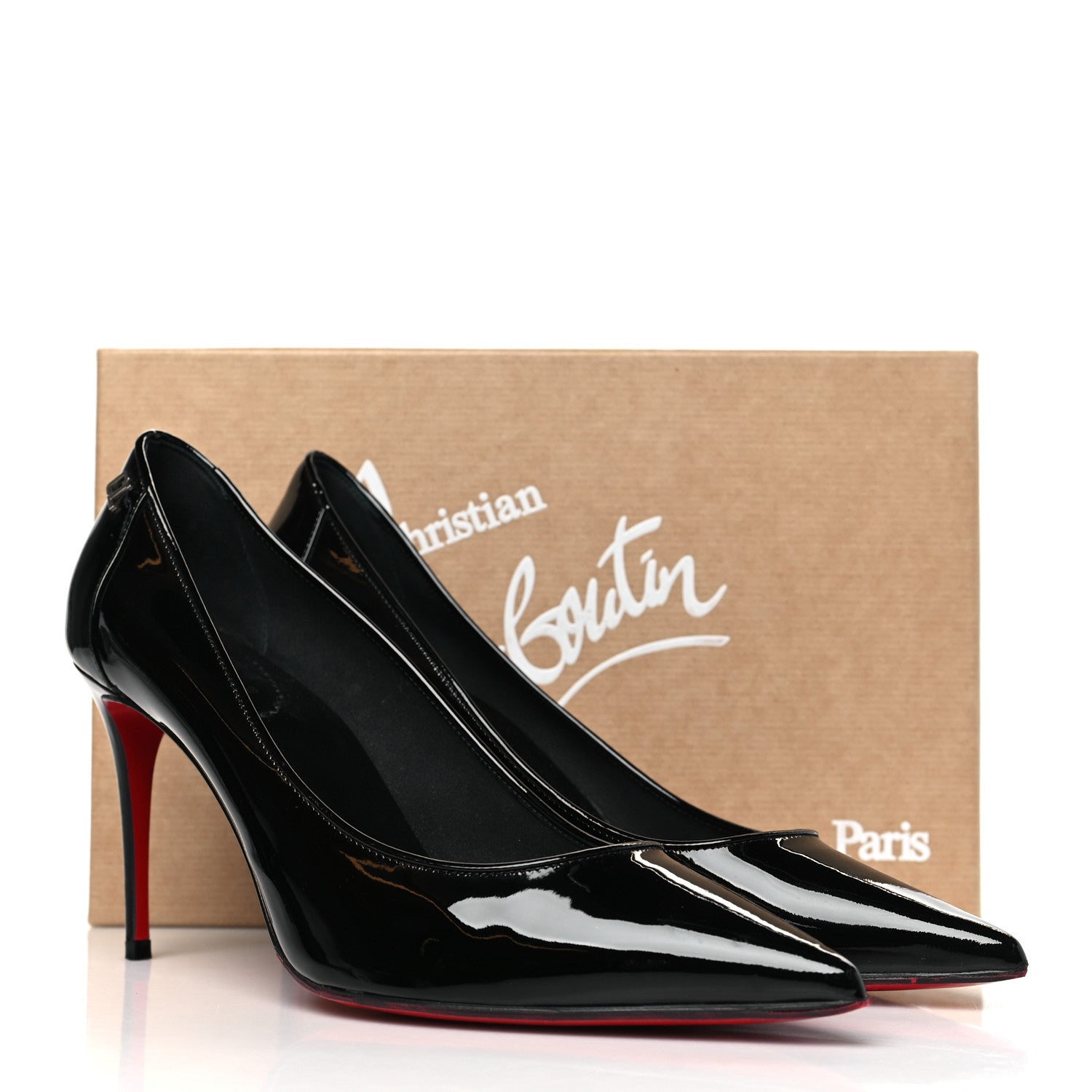 Christian Louboutin Patent Sporty Kate 85 Pumps 39.5 Black 9 of 9