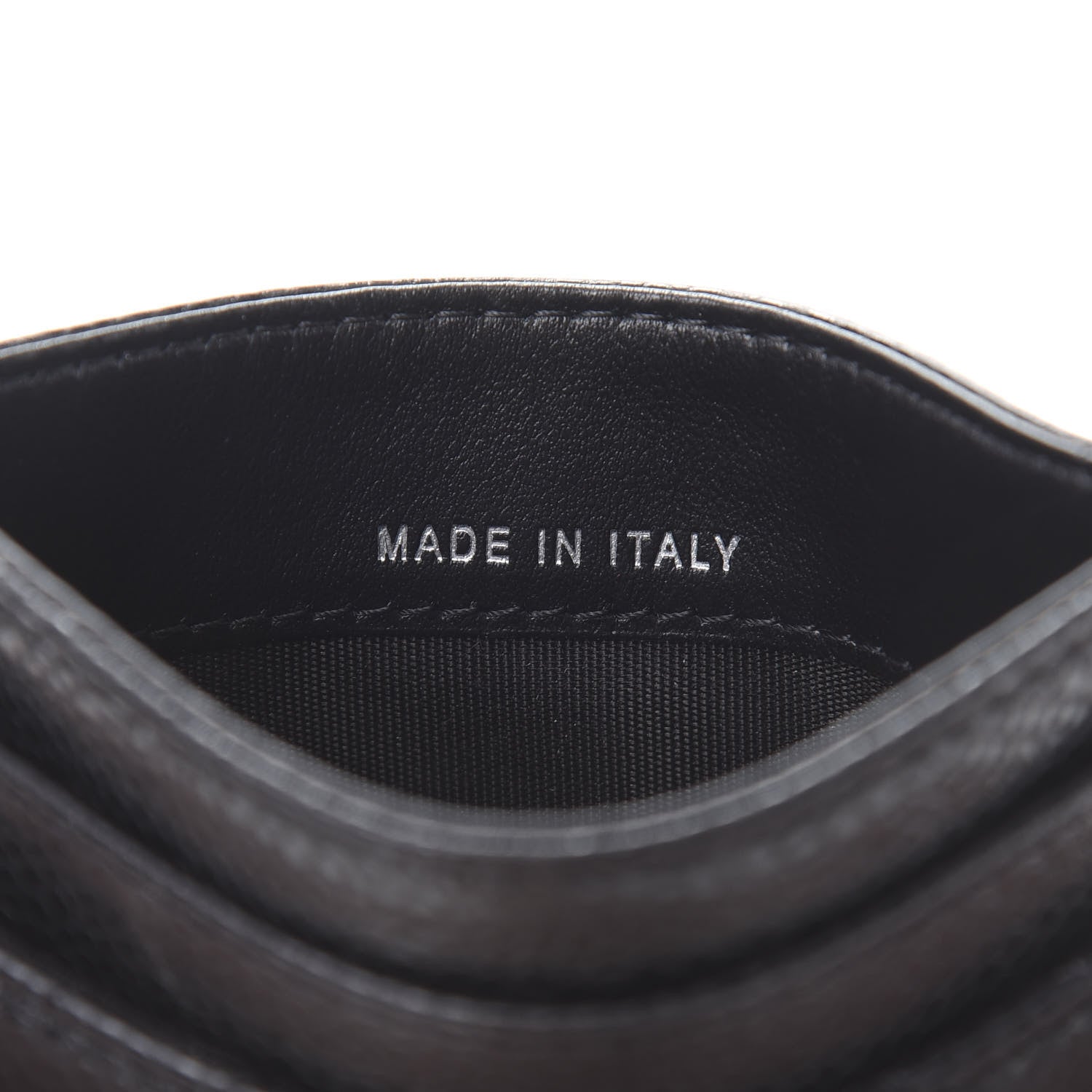 Chanel Caviar Chevron Quilted Boy Card Holder Black 7 of 9