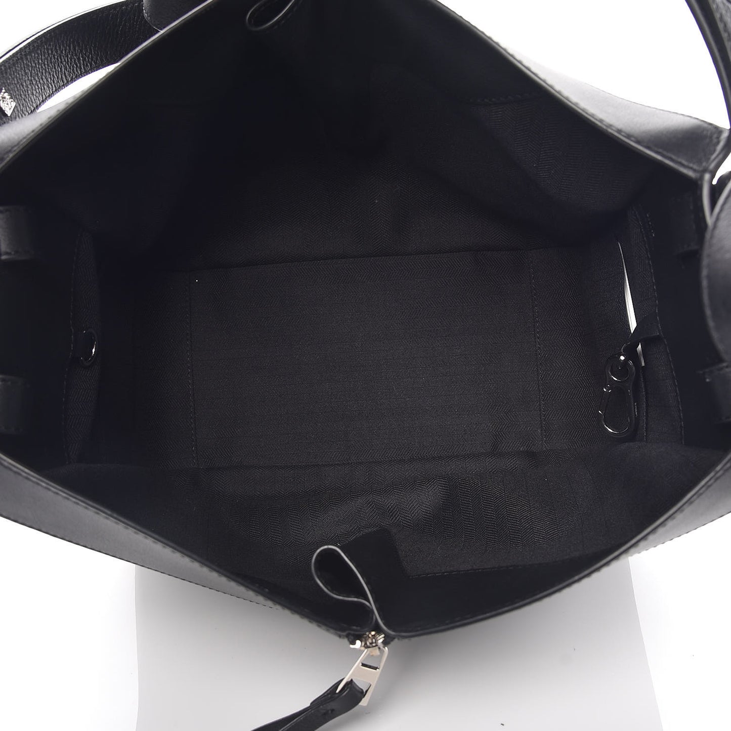 Calfskin Small Hammock Shoulder Bag Black