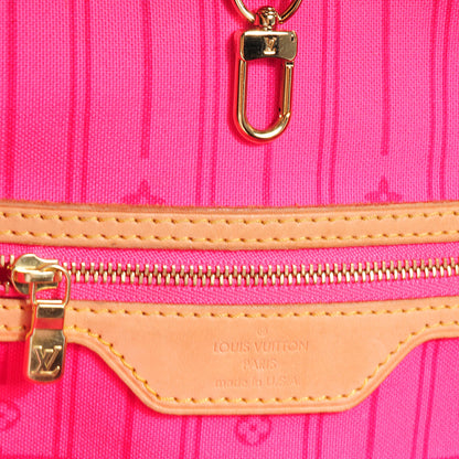 Louis Vuitton Monogram Roses Neverfull MM 6 of 7