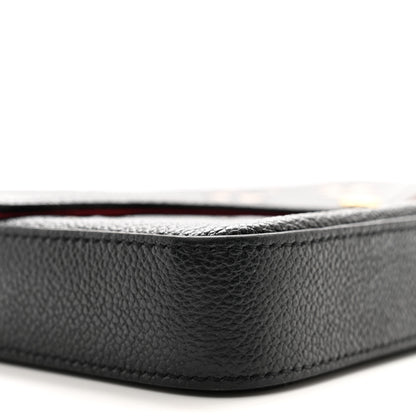 Louis Vuitton LOUIS VUITTON Empreinte Monogram Giant Felicie Pochette Black Beige 8 of 14