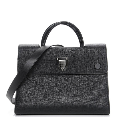 Christian Dior Grained Calfskin Medium Diorever Flap Black 1 of 7