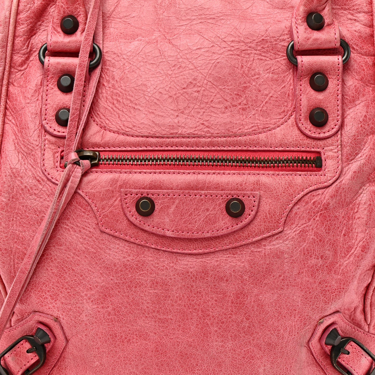 Agneau Classic Hardware S Sunday Tote Grenadine
