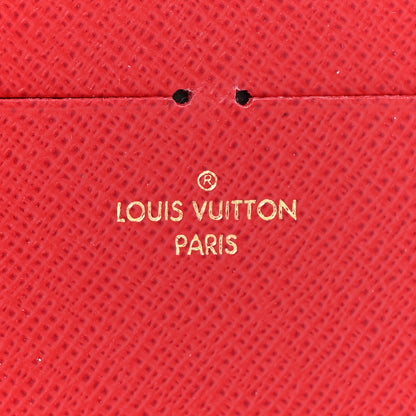 Louis Vuitton Calfskin Felicie Card Holder Insert Cherry 6 of 8