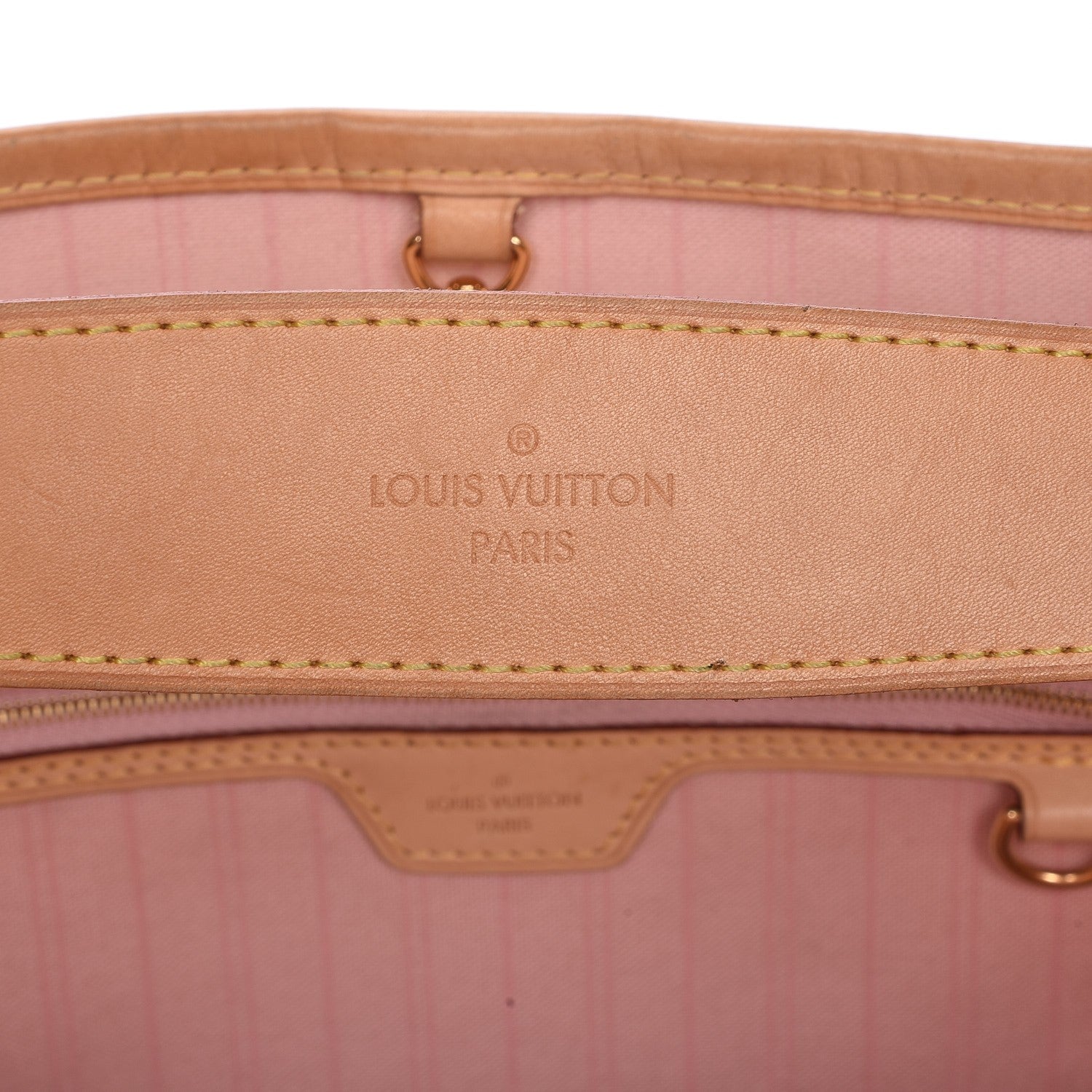 Louis Vuitton Damier Azur Delightful PM Rose Ballerine 8 of 9