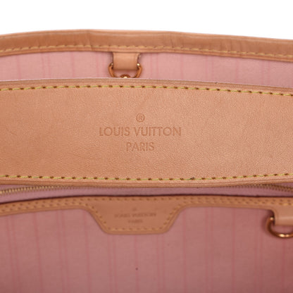 Louis Vuitton Damier Azur Delightful PM Rose Ballerine 8 of 9