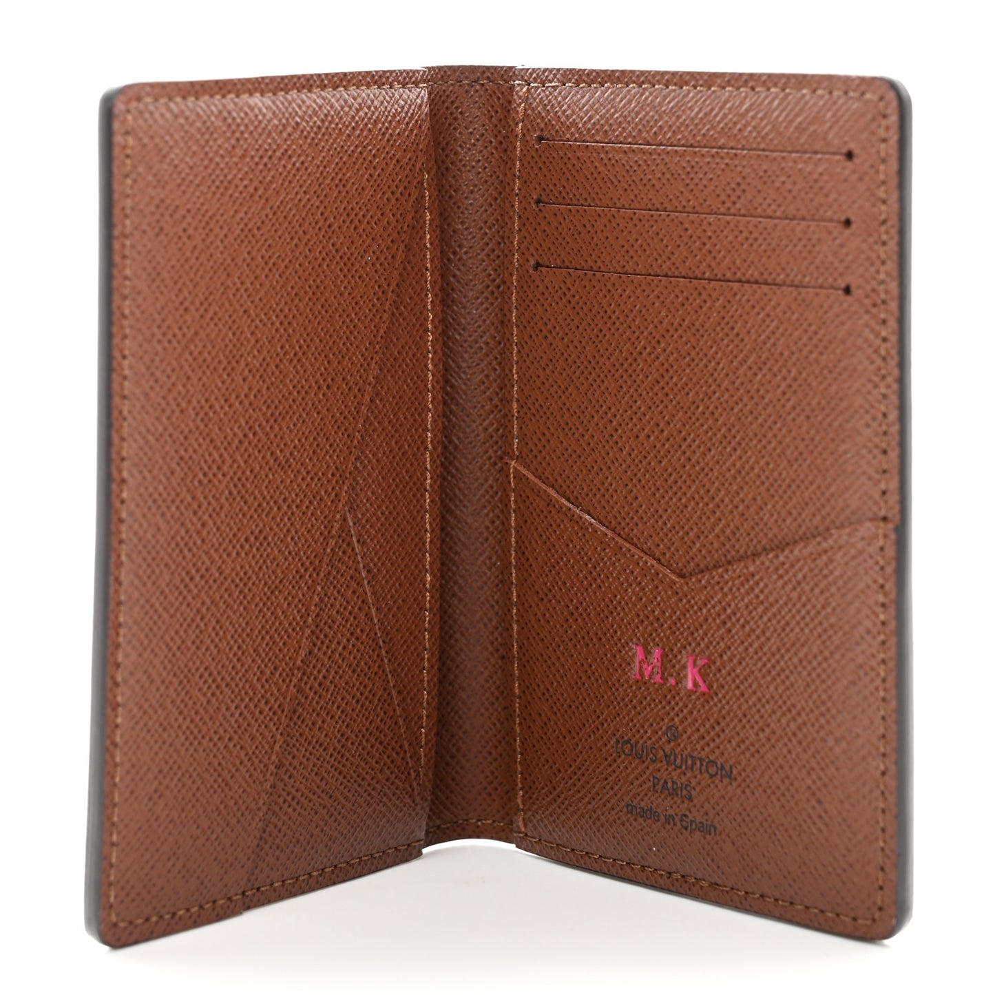 Monogram Pocket Organizer Card Holder NM