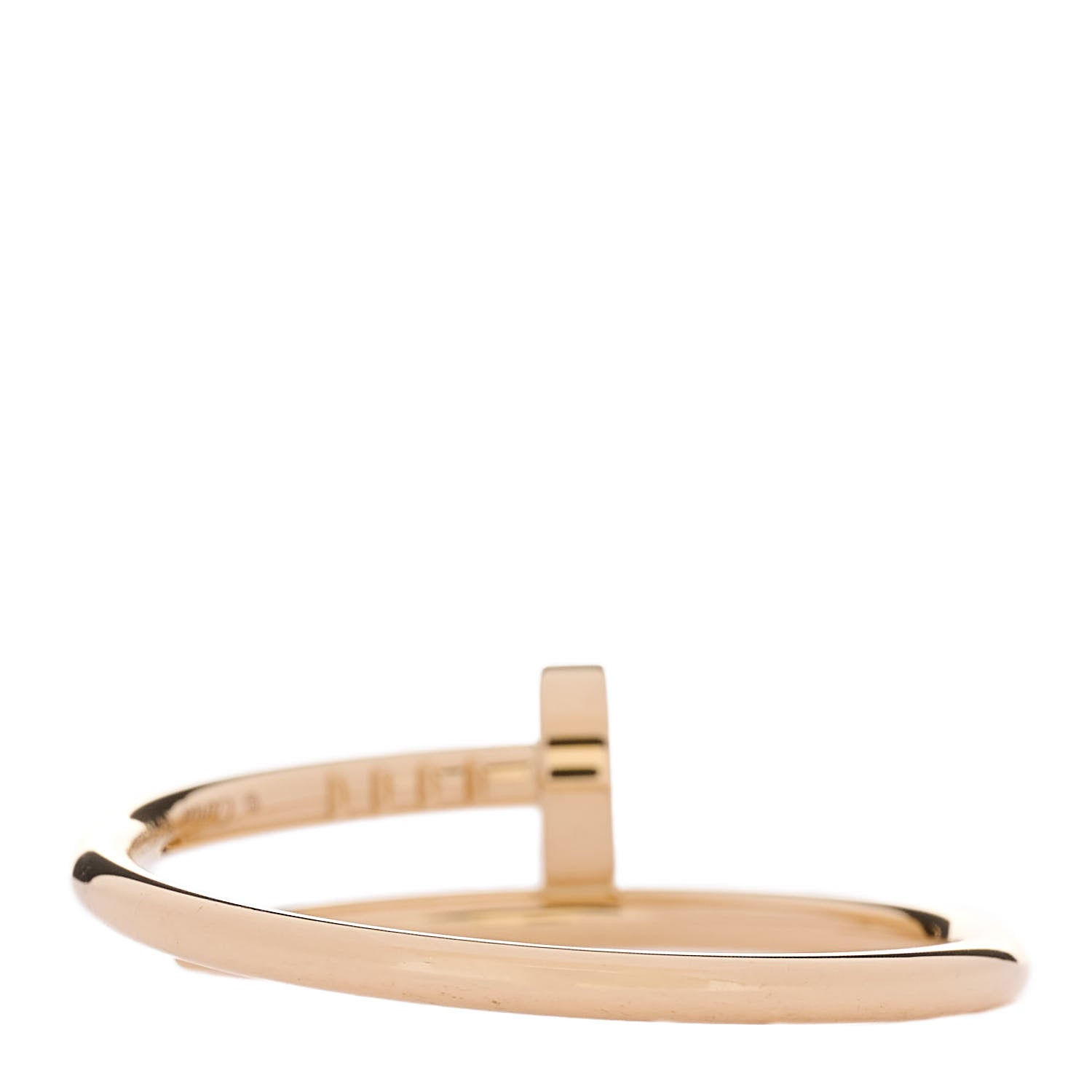 Cartier 18K Yellow Gold Small Juste Un Clou Ring 64 10.75 3 of 7