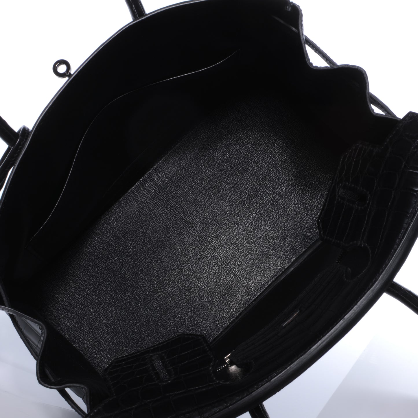 Matte Niloticus Crocodile Birkin 30 SO BLACK