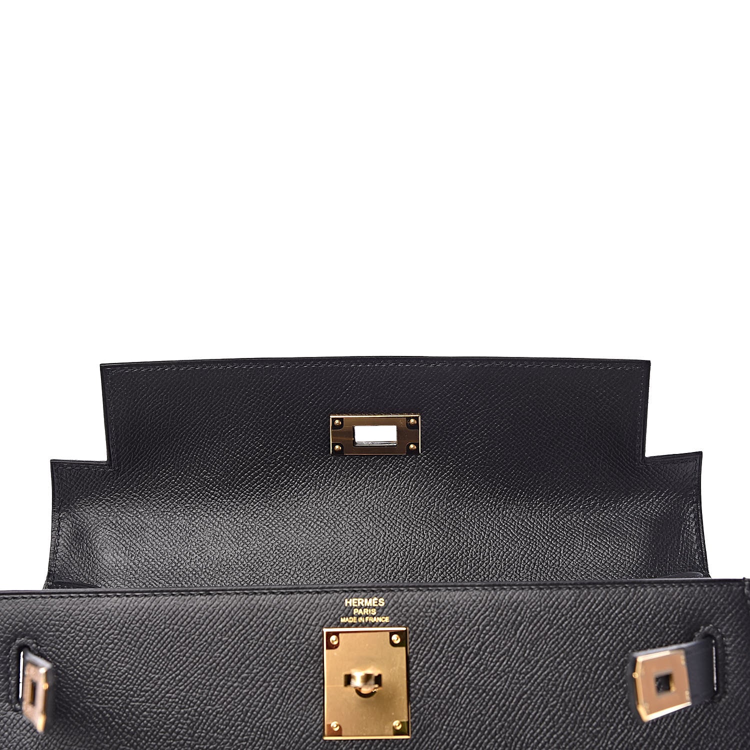 Hermes Epsom Kelly Sellier 28 Black 16 of 36