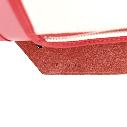 Hermes Toile H Berline Vache Hunter Herbag Zip PM 31 Rouge Piment Ecru 8 of 14