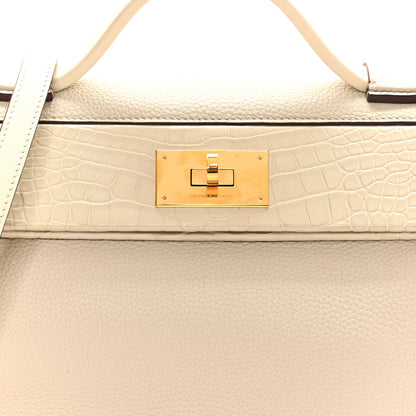 Hermes Togo Matte Alligator Swift Touch 24/24 29 Beton 8 of 10