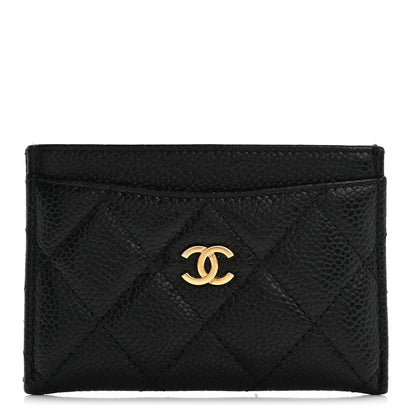 Chanel Caviar Quilted Card Holder Black 1 of 7