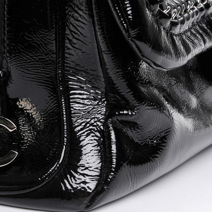 Chanel Patent Luxe Ligne Large Flap Black 9 of 9