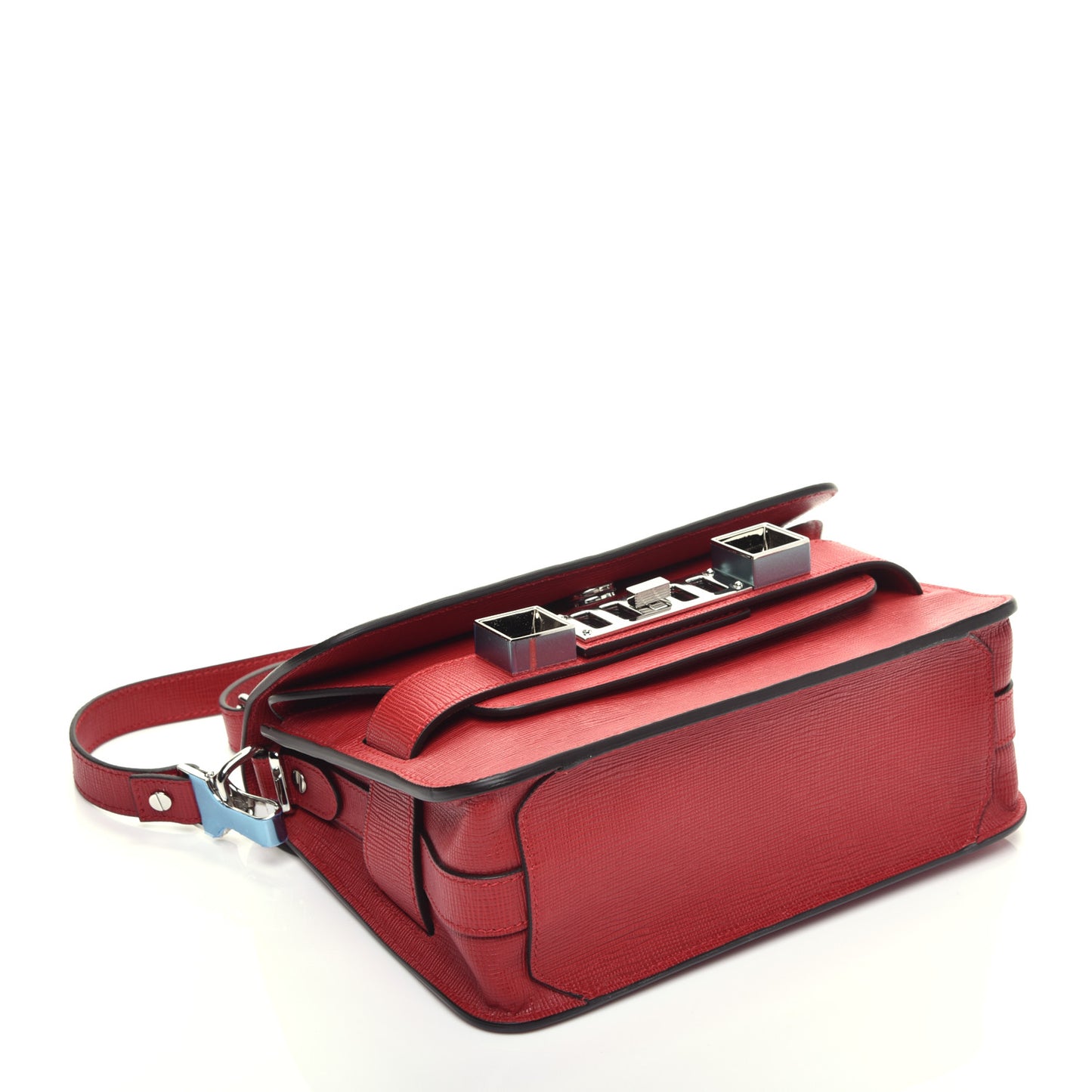 New Linosa Mini PS11 Classic Shoulder Bag Flame Red