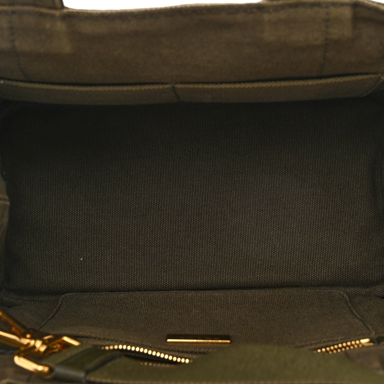 Prada Canapa Small Logo Tote Khaki 5 of 9