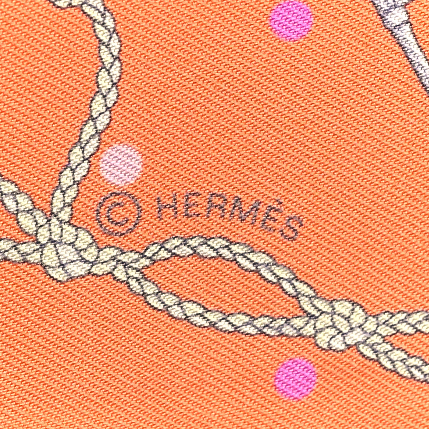 Silk Les Cles A Pois Twilly Abricot Gris Acier
