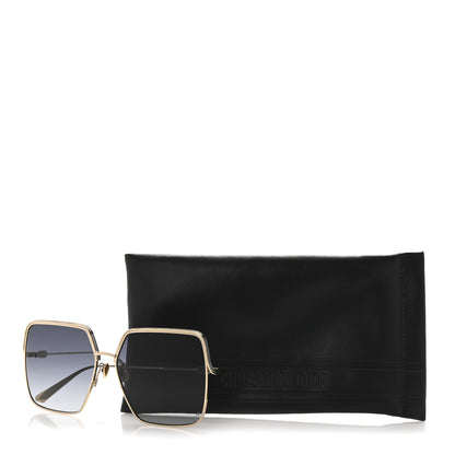 Christian Dior Metal EverDior Square Sunglasses Gold 8 of 8