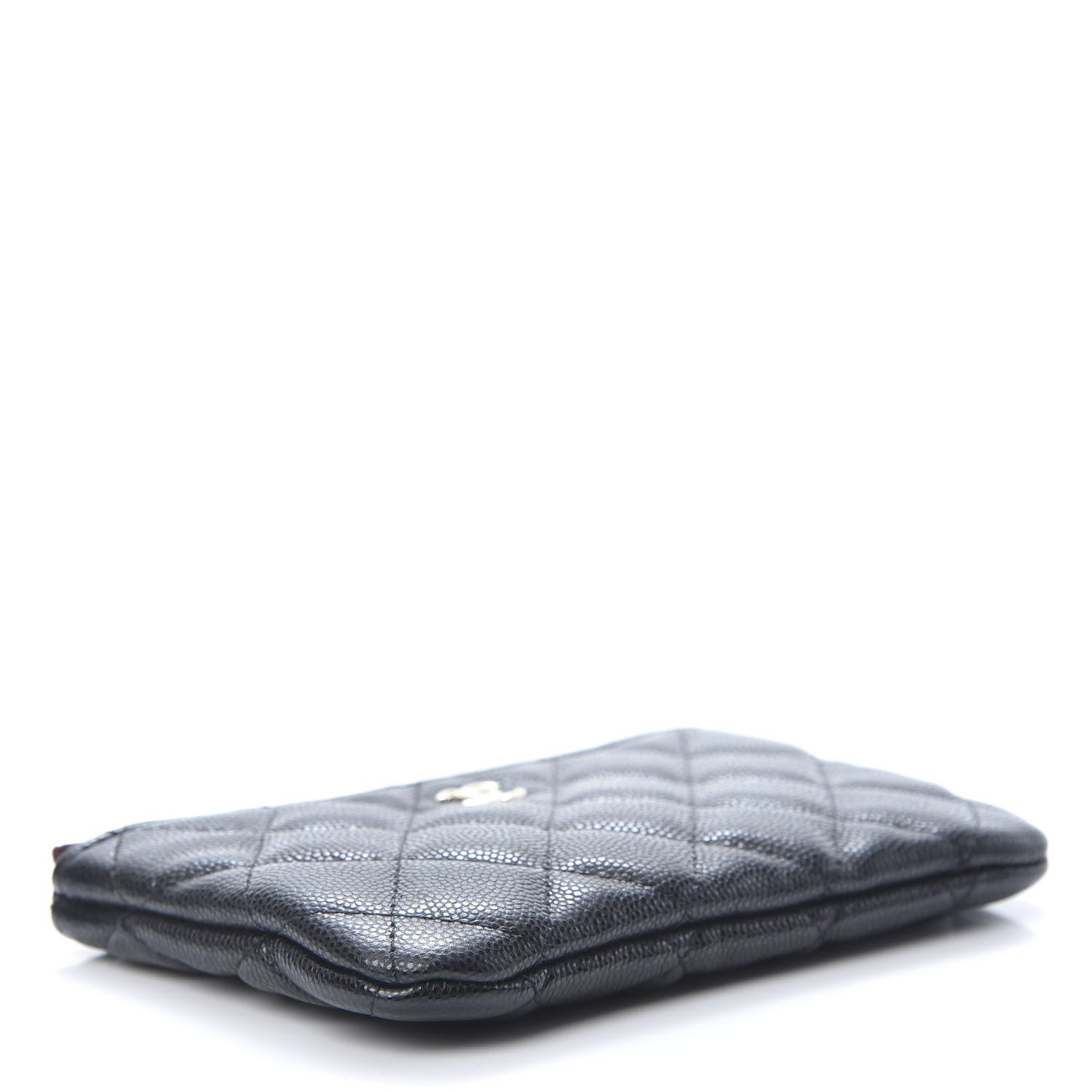 Chanel Caviar Quilted Small Cosmetic Case Black 4 of 8