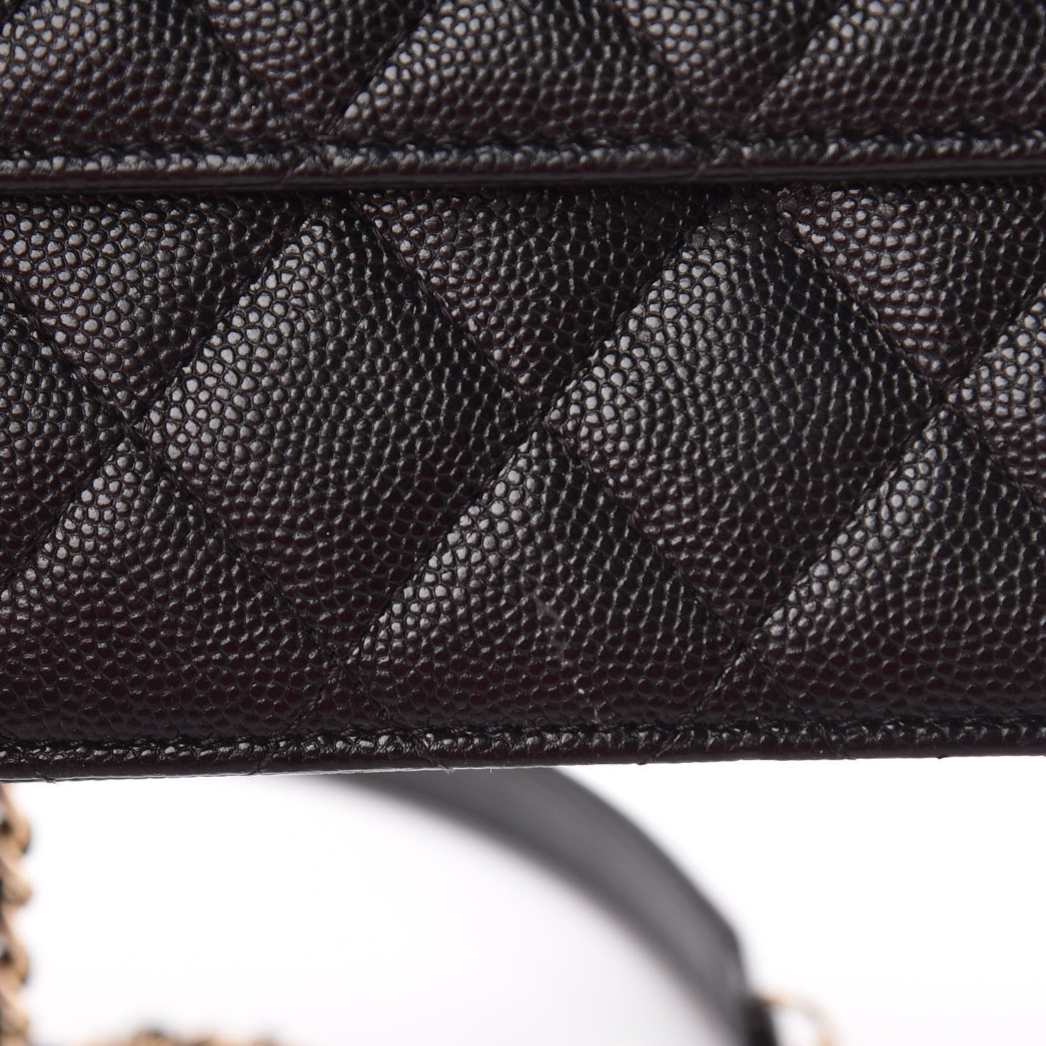 Chanel Caviar Quilted Square Wallet On Chain WOC Black 12 of 14