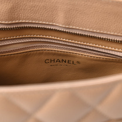 Chanel Caviar Quilted Medallion Tote Beige 8 of 10