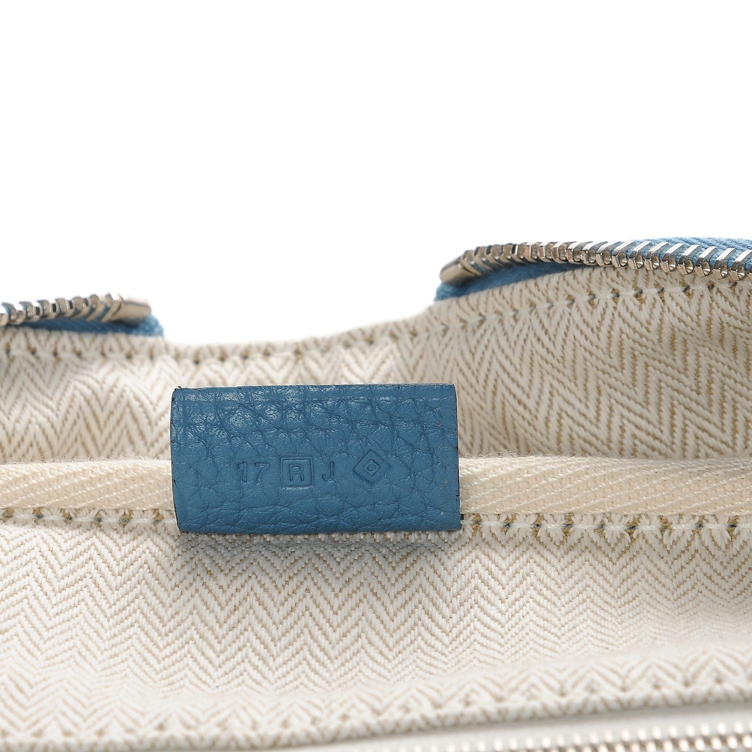 Hermes Taurillon Clemence Victoria II 35 Blue Jean 7 of 7