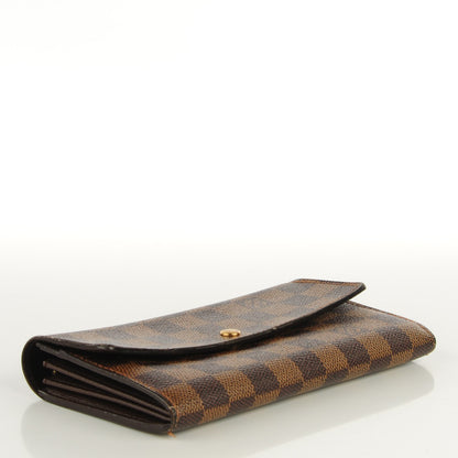 Louis Vuitton Damier Ebene Sarah Wallet 4 of 8