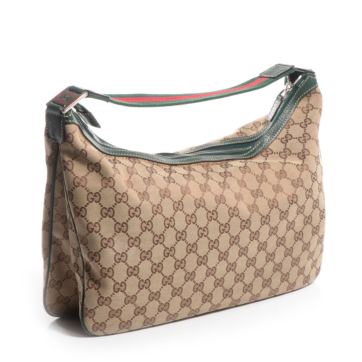 Gucci Monogram Medium Pop Hobo Green 3 of 7