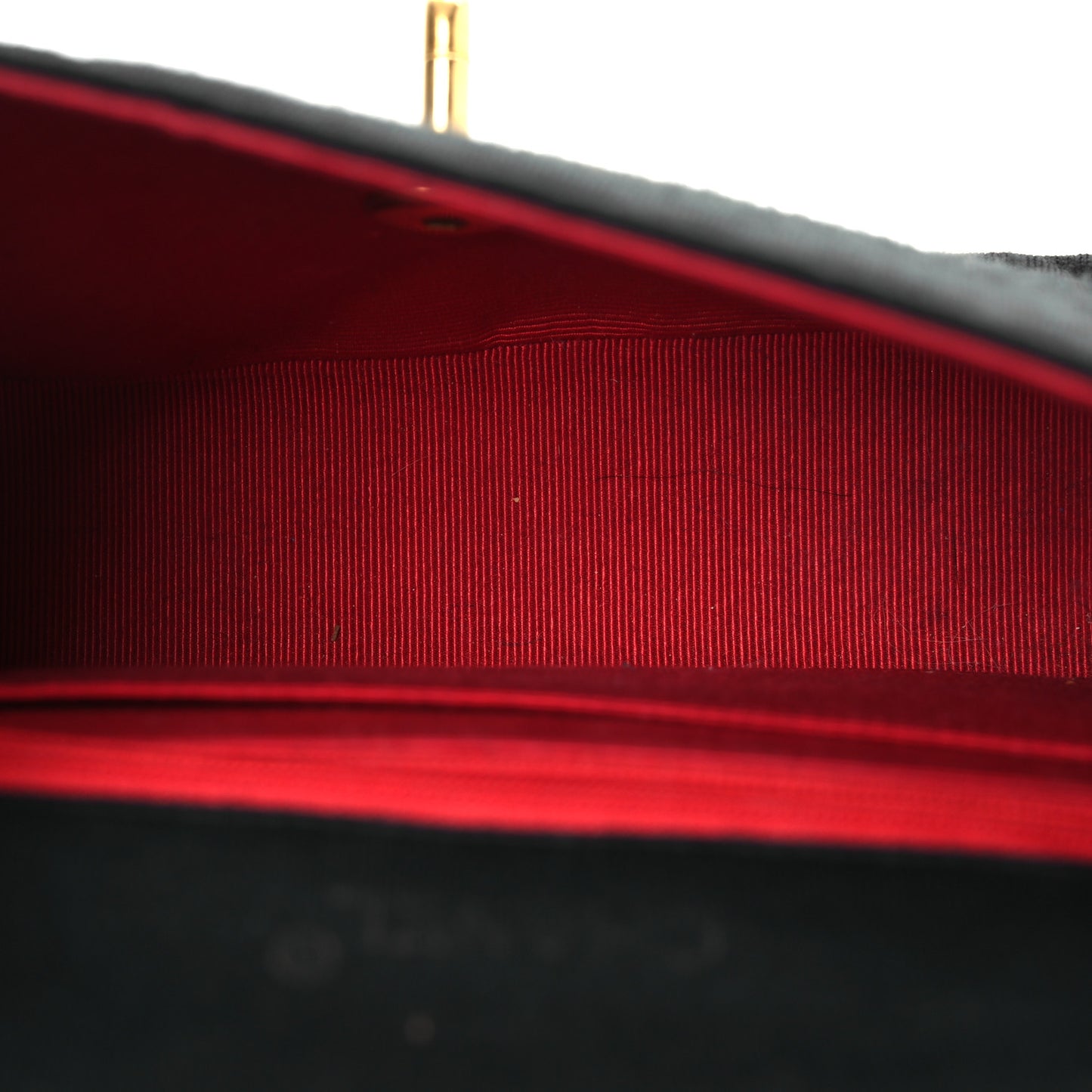 Jersey Quilted Mini Square Flap Black