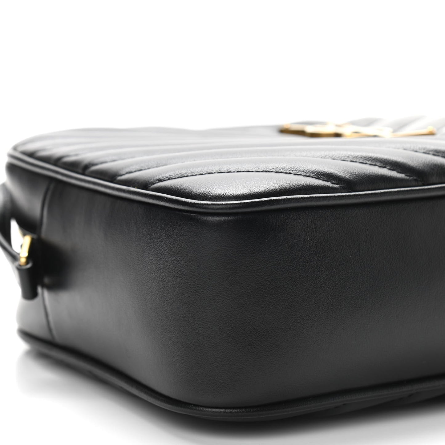 Calfskin Matelasse Monogram Lou Camera Bag Black