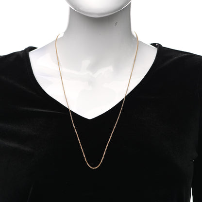 Tiffany 18K Yellow Gold Small Chain Necklace 26" 2 of 4